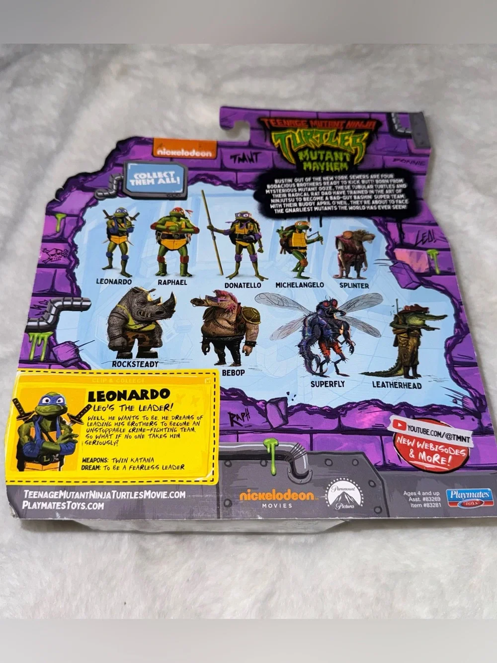 NEW teenage mutant ninja turtles leonardo toy